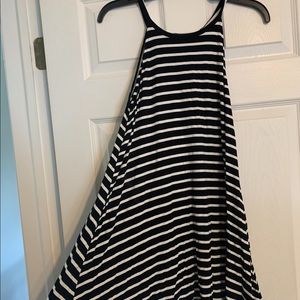 Size xs black and white sun dress